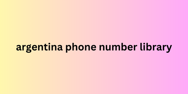 argentina phone number library