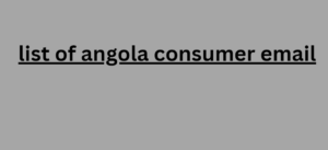 list of angola consumer email