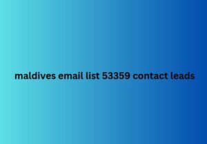 maldives email list 53359 contact leads