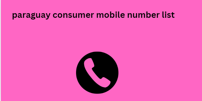 paraguay consumer mobile number list
