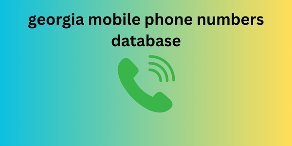 georgia mobile phone numbers database