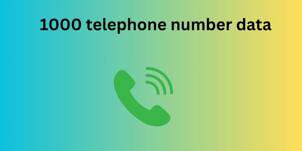 1000 telephone number data