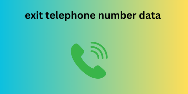 exit telephone number data