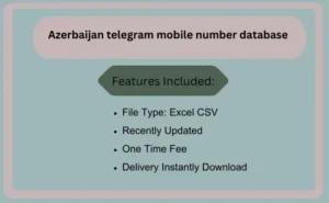 Azerbaijan telegram mobile number database