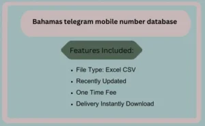 Bahamas telegram mobile number database