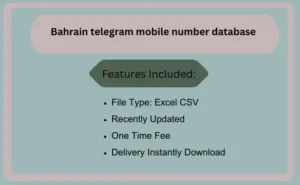 Bahrain telegram mobile number database