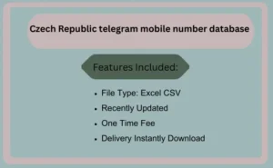 Czech Republic telegram mobile number database