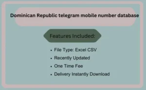 Dominican Republic telegram mobile number database