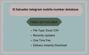 El Salvador telegram mobile number database