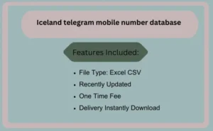 Iceland telegram mobile number database