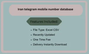 Iran telegram mobile number database