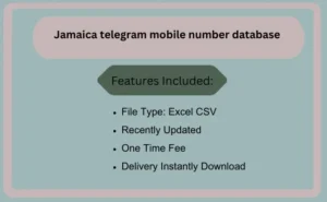 Jamaica telegram mobile number database