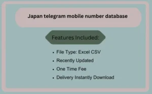 Japan telegram mobile number database