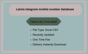 Latvia telegram mobile number database