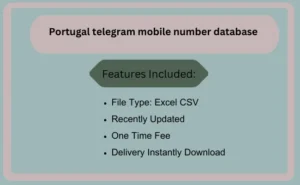 Portugal telegram mobile number database