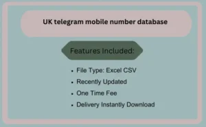 UK telegram mobile number database